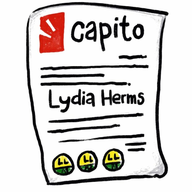 Zeichnung von der capito-Urkunde von Lydia Herms